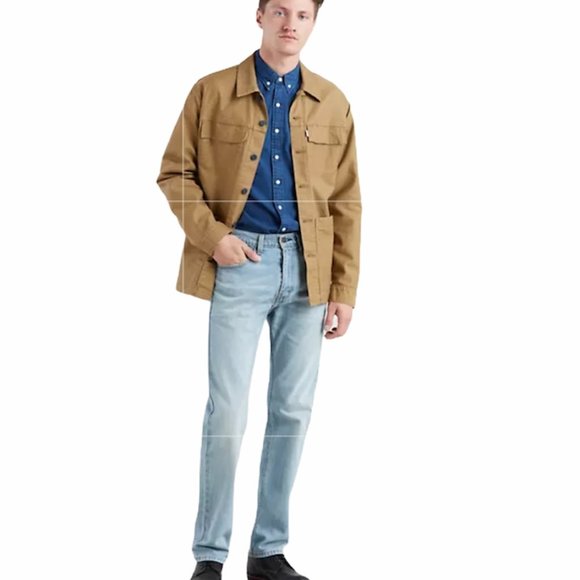 Levi’s 505™REGULAR FIT MEN'S JEANS Blue - Picture 3 of 5